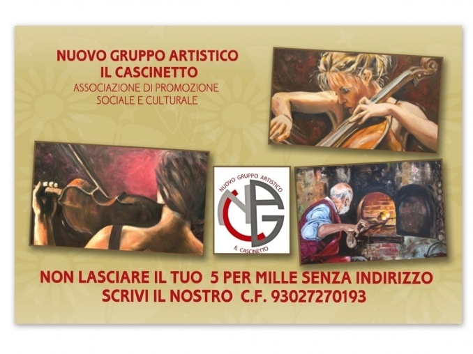 DONA IL TUO 5 PER MILLE - ARTISTICOILCASCINETTO - APS